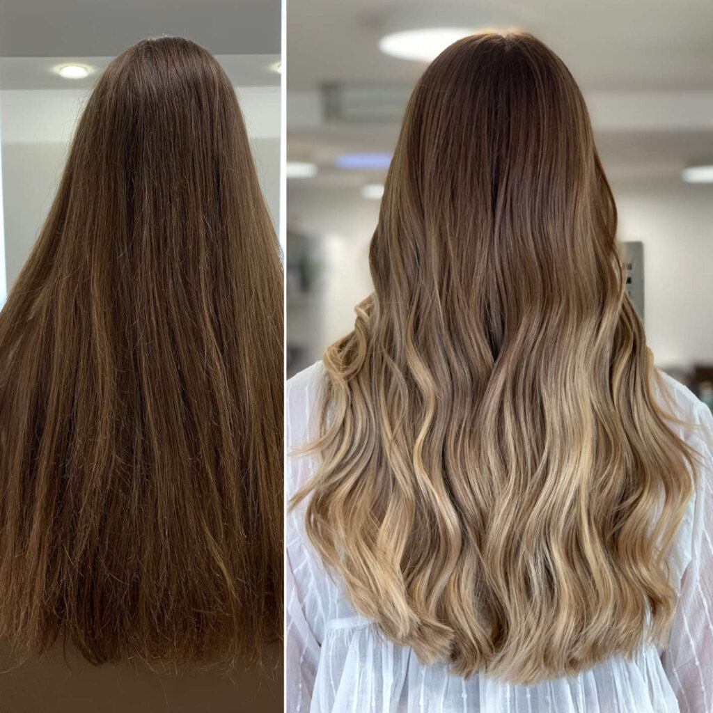 Farbverlauf Balayage Ombre